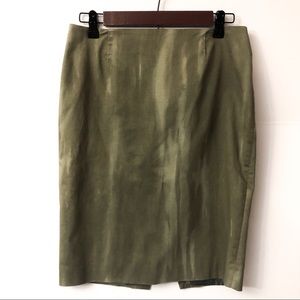 (Vera Wang) women's green Pencil skirt size 4.